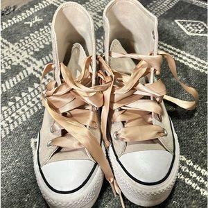 Platform high top converse 6.5